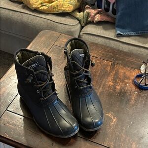 Sperry Navy Waterproof Boots